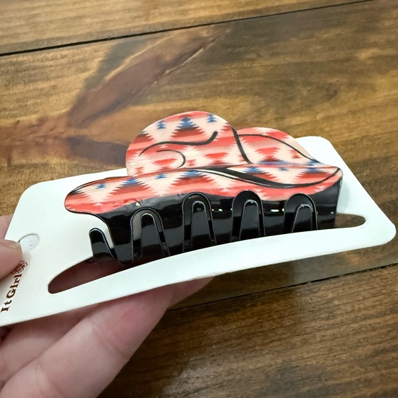 Cowboy 🤠 hat and boot set of hair claws - Picture 3 of 6